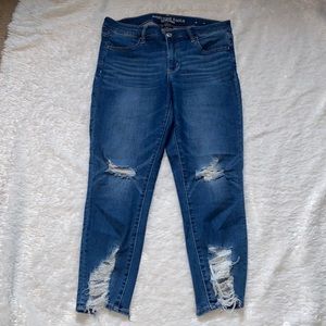 American Eagle Next Level Stretch Distressed Jeans